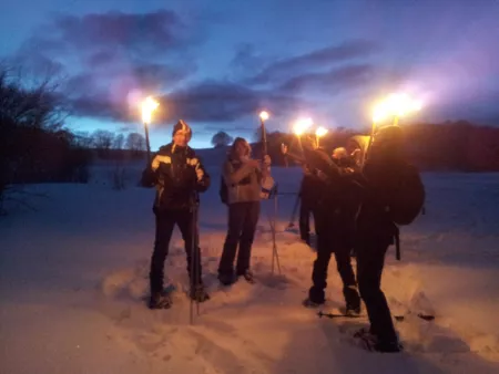 Sorties pleine lune hiver