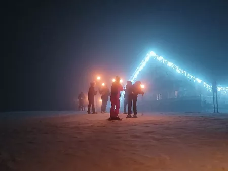 Sorties pleine lune hiver à Glière