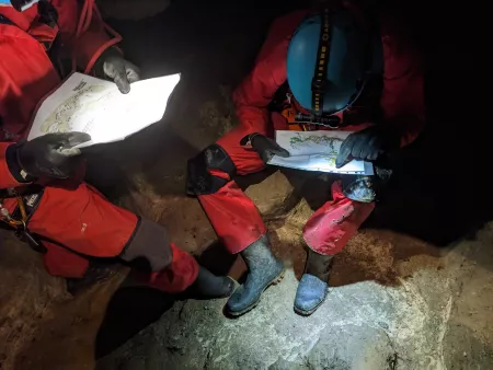 Initiation à la grotte de Mégevette