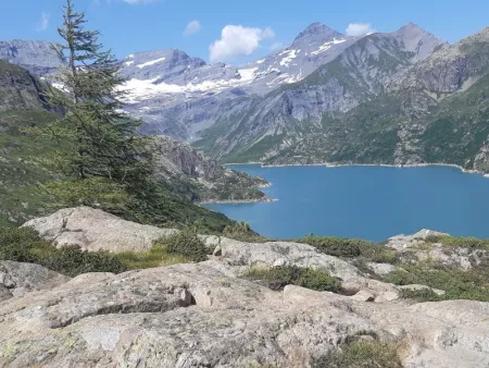 Barrage d'Emosson - Traces des dinosaures